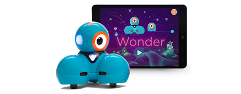 Roboter Dash und Tablet