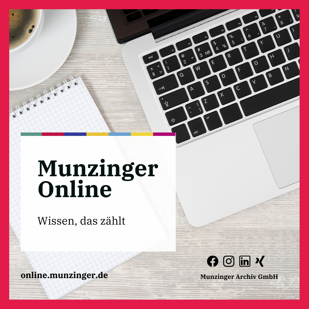 Munzinger Online Tastatur