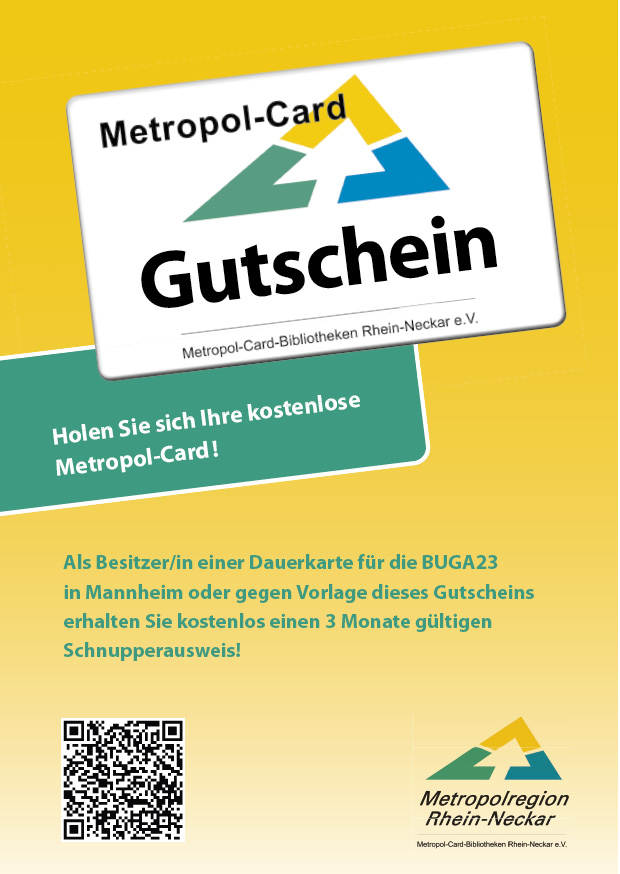 Gutschein für Metropol-Card Schnupperausweis