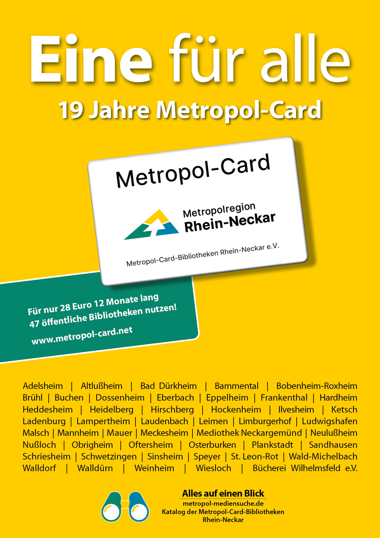 Metropol-Card Plakat 2026
