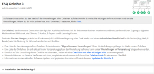 FAQ Onleihe 3 Screenshot