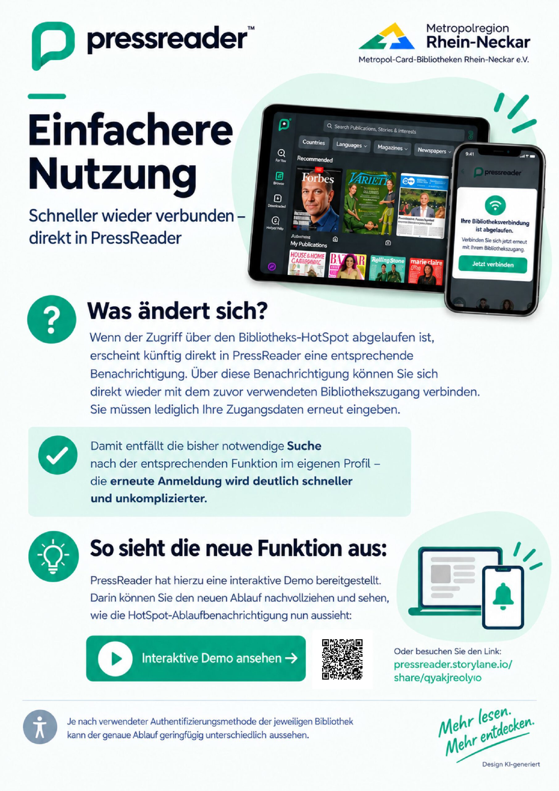 PressReader Nutzung